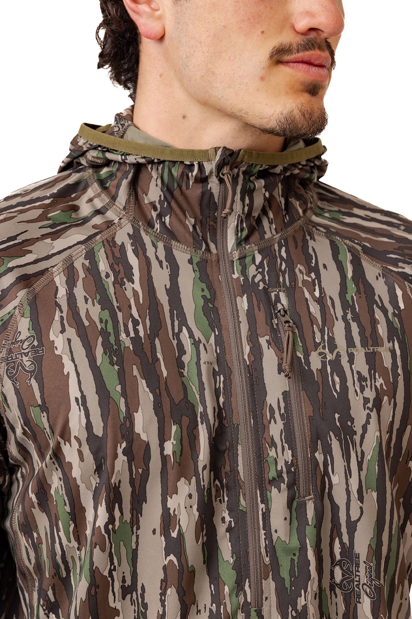 Realtree Early-Season Poly Hooded Hunting Pullover - Realtree Original