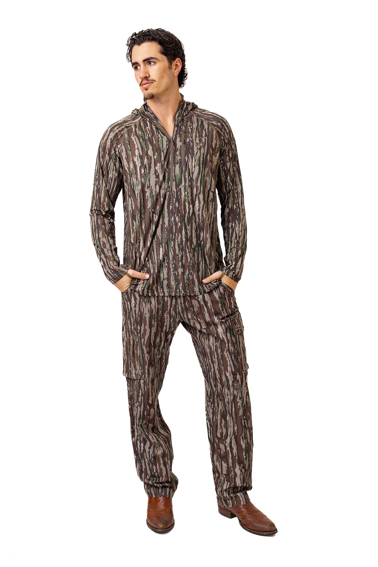 Realtree Early-Season Poly Hooded Hunting Pullover - Realtree Original