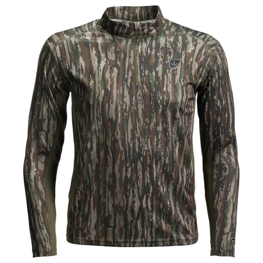 Realtree Blocker Outdoors Finisher Turkey 1/4 Zip Camo Performance Shirt - Realtree Original