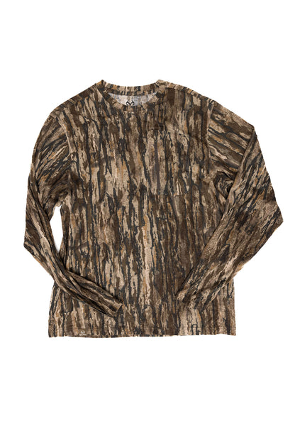 Realtree Bamboo Long Sleeve Crew Neck Camo Shirt