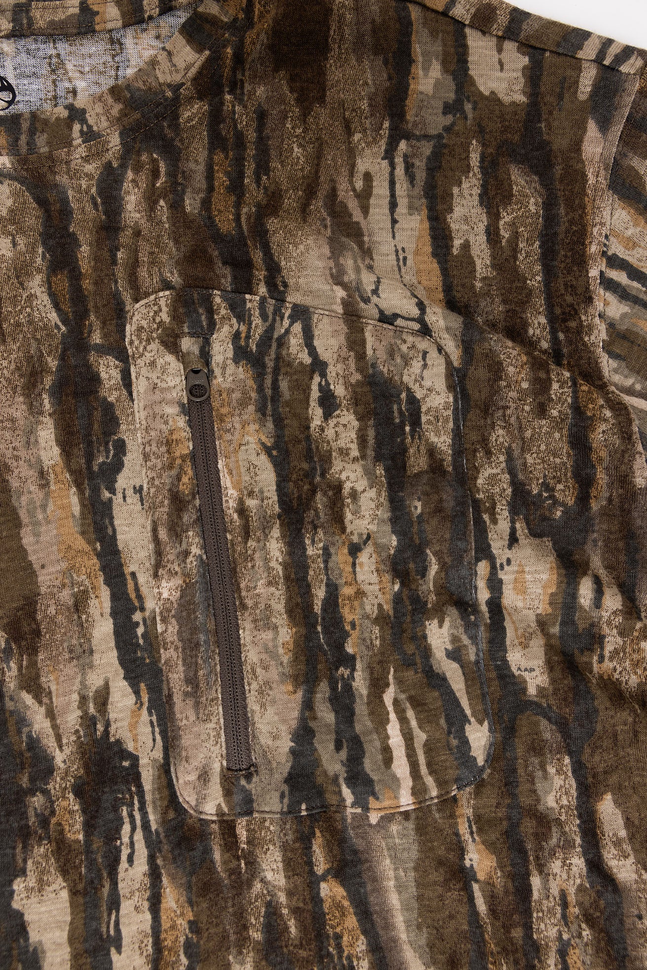 Realtree Bamboo Long Sleeve Crew Neck Camo Shirt