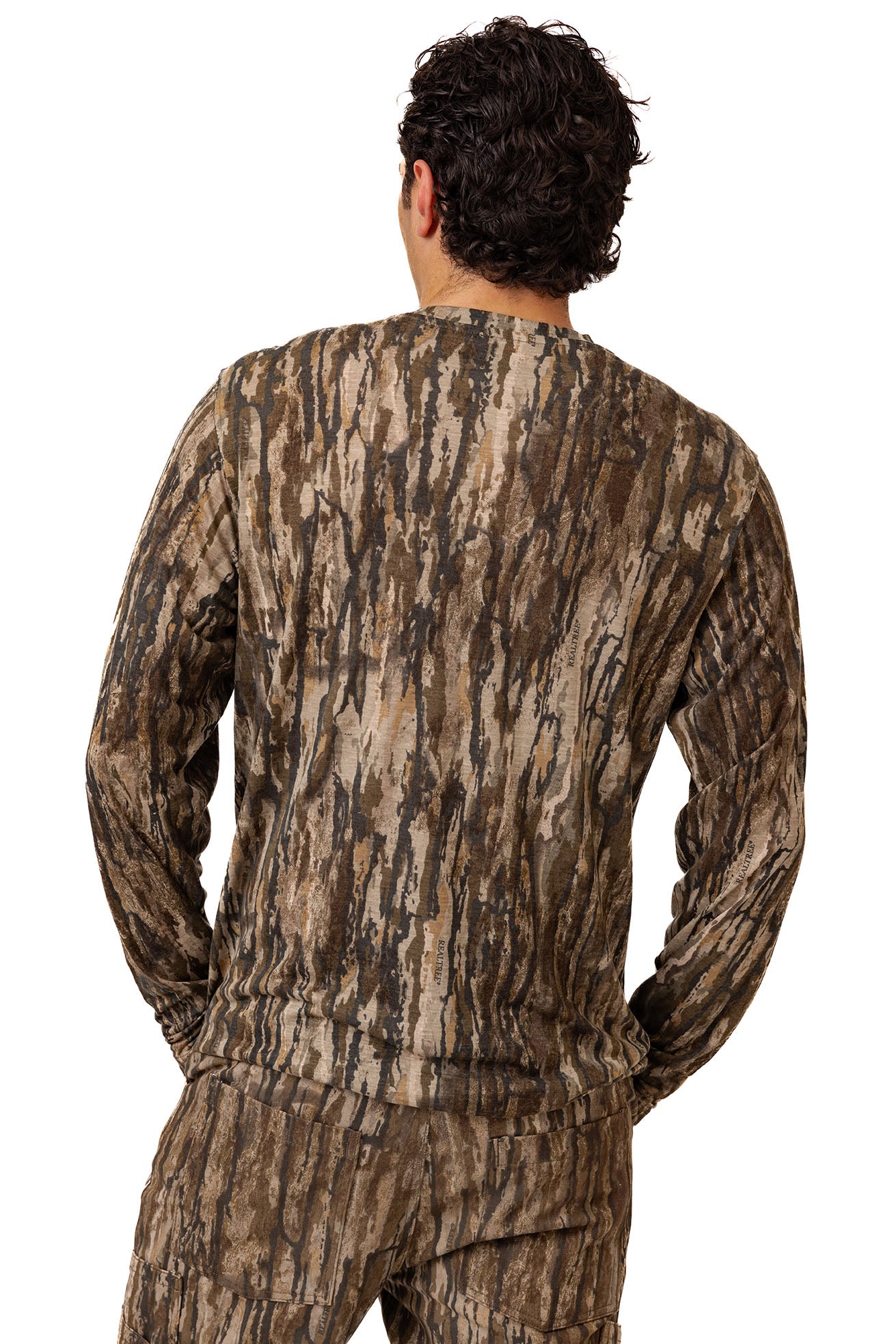 Realtree Bamboo Long Sleeve Crew Neck Camo Shirt