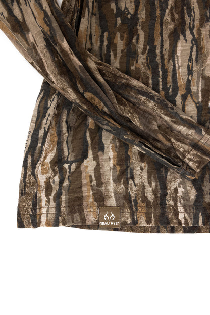 Realtree Bamboo Long Sleeve Crew Neck Camo Shirt
