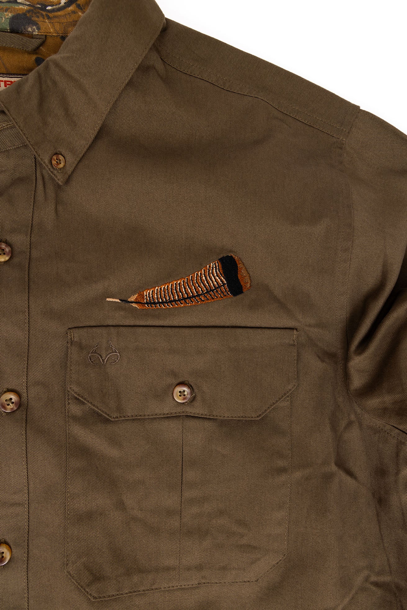 Realtree Icon Button Down Camo Shooting Shirt - Realtree Advantage Classic