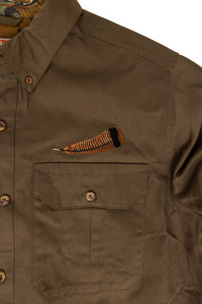 Realtree Icon Button Down Camo Shooting Shirt - Realtree Advantage Classic