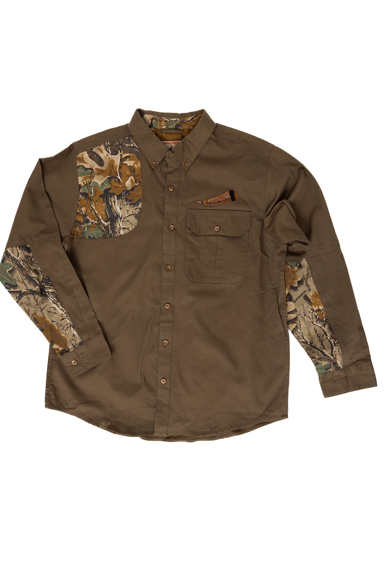 Realtree Icon Button Down Camo Shooting Shirt - Realtree Advantage Classic
