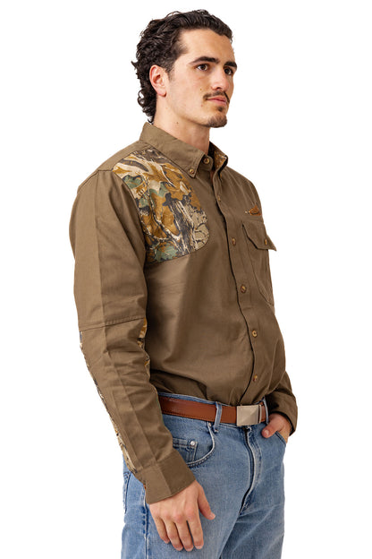 Realtree Icon Button Down Camo Shooting Shirt - Realtree Advantage Classic