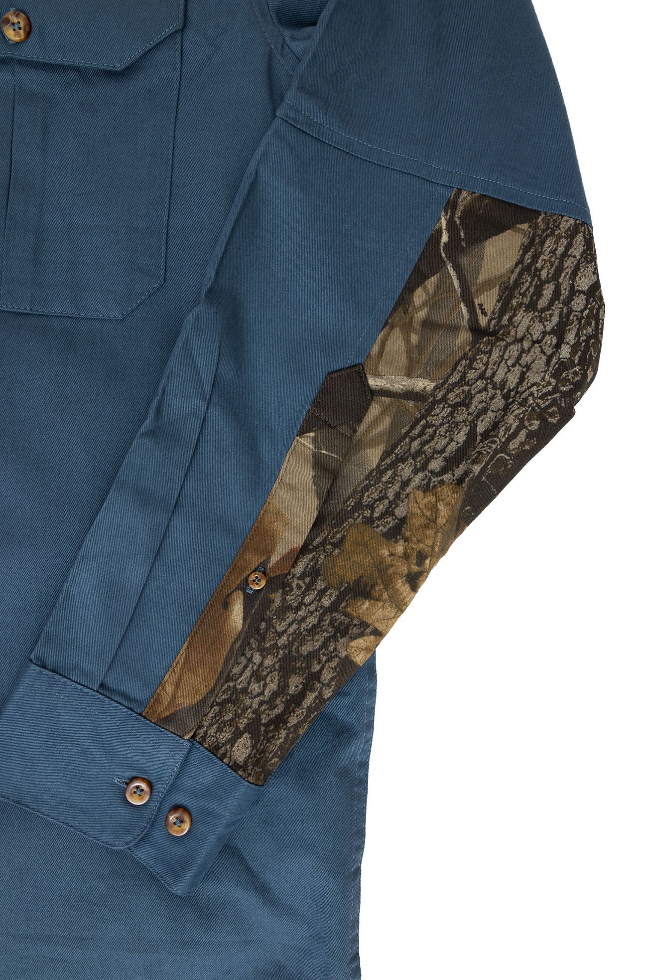 Realtree Icon Button Down Camo Shooting Shirt - Realtree Hardwoods