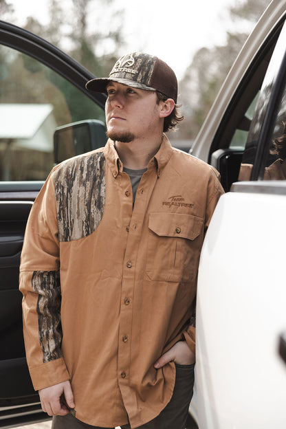 Realtree Icon Button Down Camo Shooting Shirt