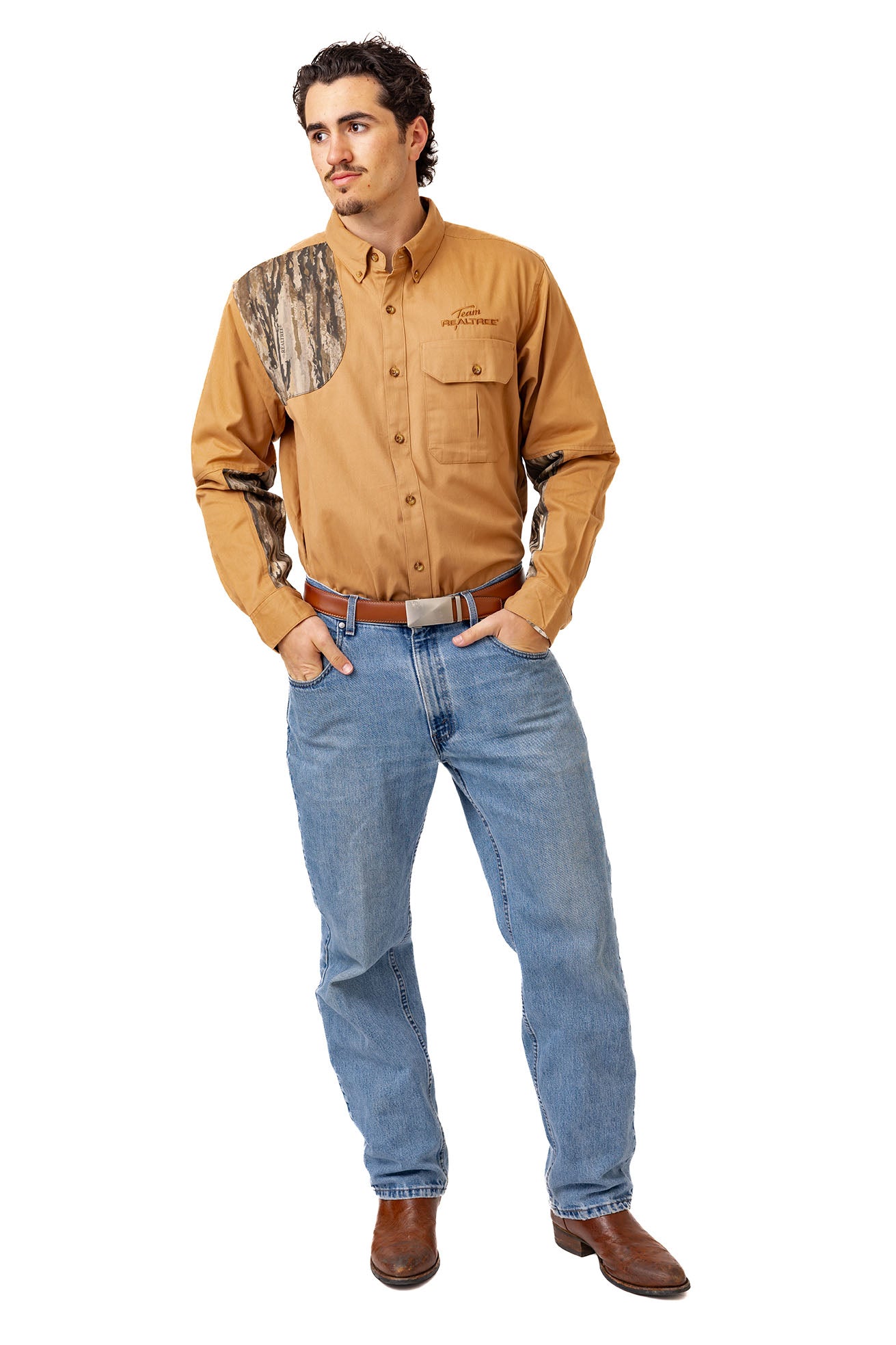 Realtree Icon Button Down Camo Shooting Shirt