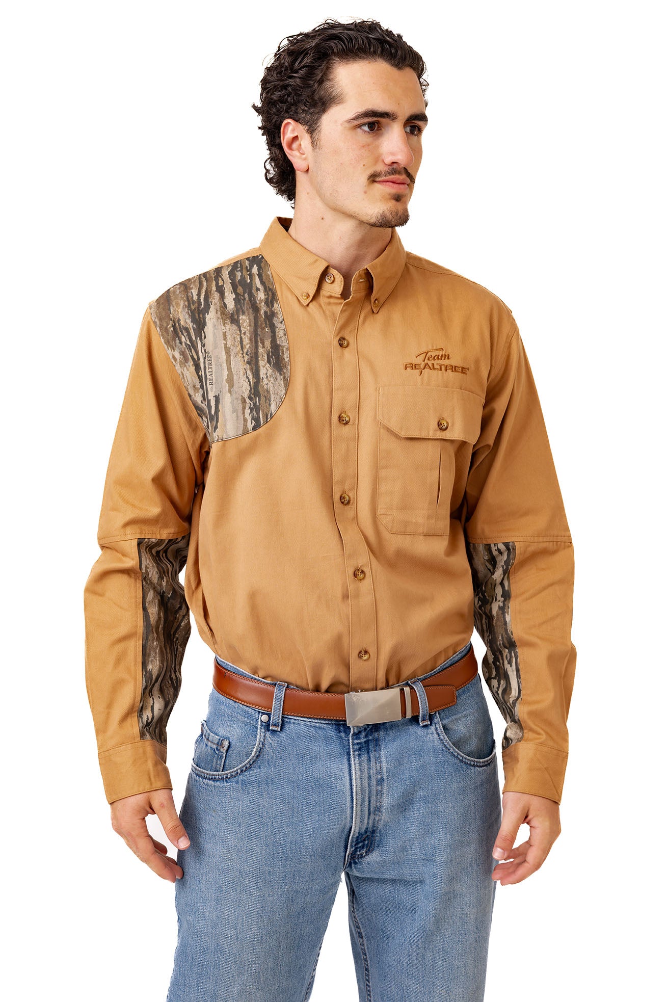 Realtree Icon Button Down Camo Shooting Shirt