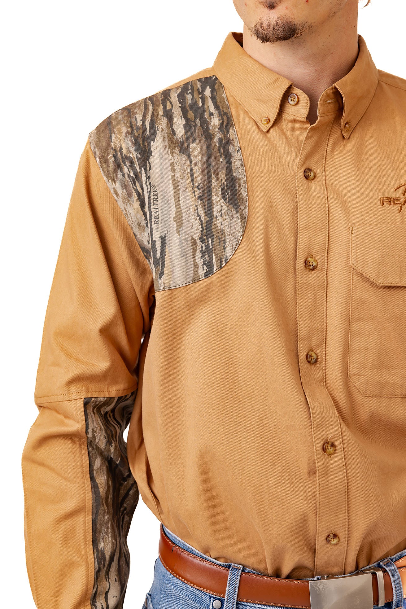 Realtree Icon Button Down Camo Shooting Shirt