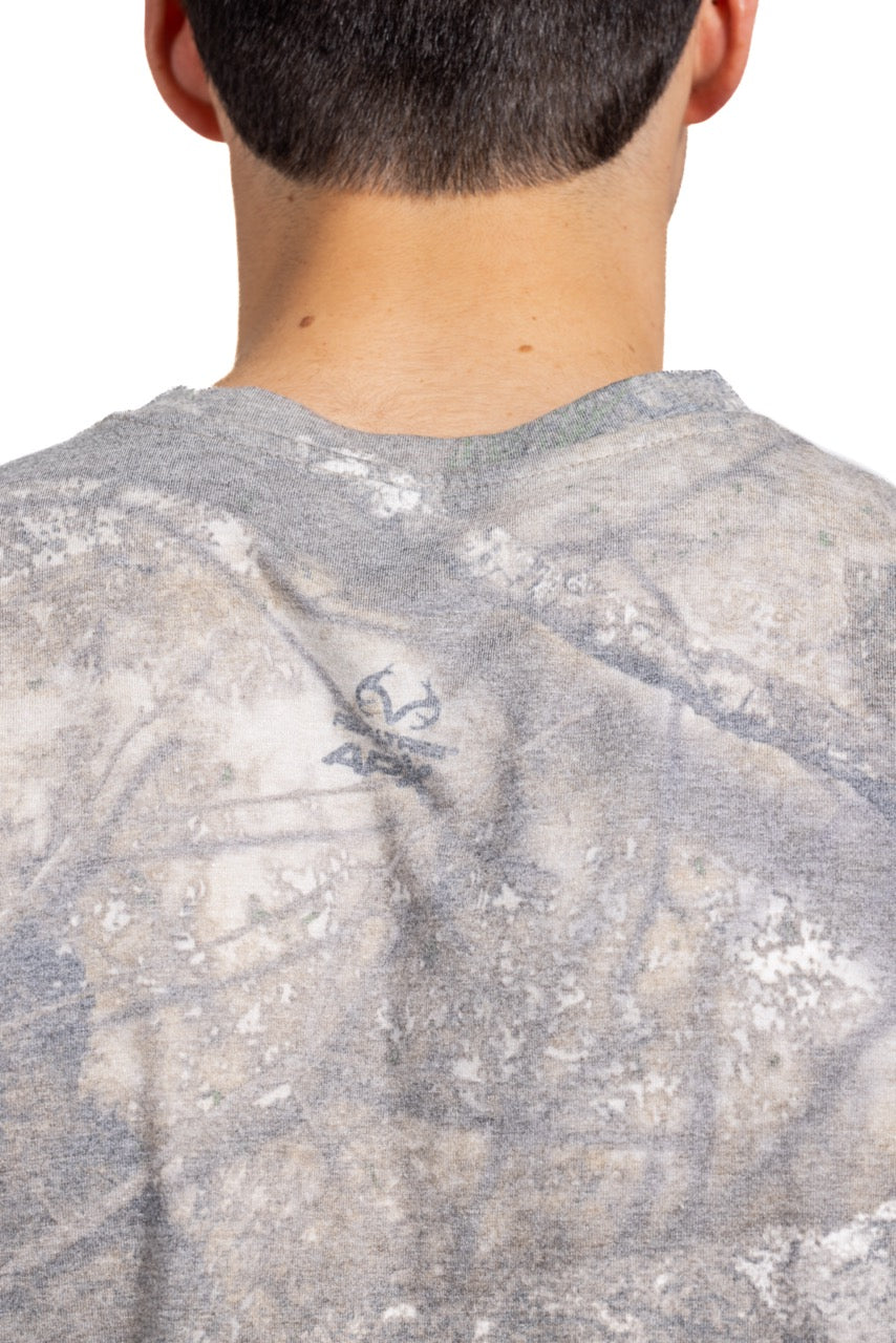 Realtree Tri Blend Short Sleeve Faded Camo Shirt - Realtree APX