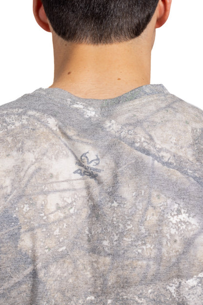 Realtree Tri Blend Short Sleeve Faded Camo Shirt - Realtree APX