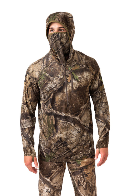 Realtree Early-Season Poly Hooded Hunting Pullover - Realtree APX
