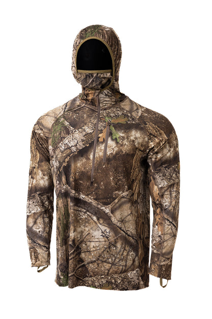 Realtree Early-Season Poly Hooded Hunting Pullover - Realtree APX