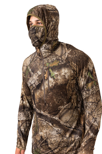 Realtree Early-Season Poly Hooded Hunting Pullover - Realtree APX