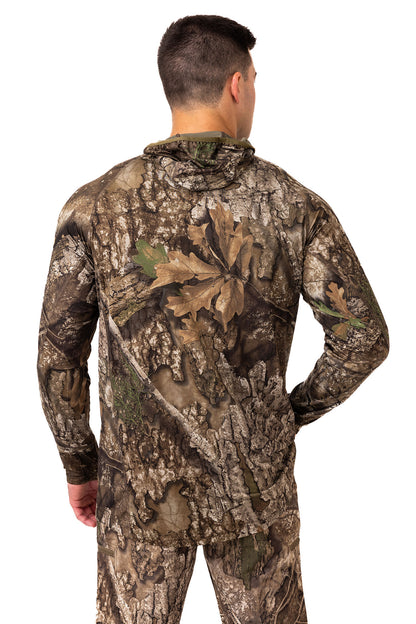 Realtree Early-Season Poly Hooded Hunting Pullover - Realtree APX