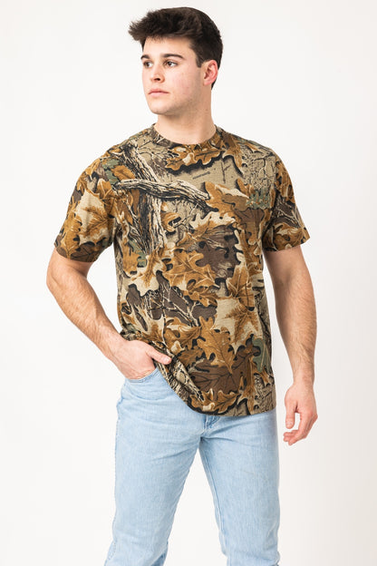 Realtree Short Sleeve Cotton Hunting Shirt - Realtree Advantage Classic