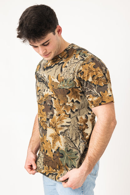 Realtree Short Sleeve Cotton Hunting Shirt - Realtree Advantage Classic