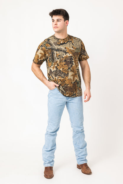 Realtree Short Sleeve Cotton Hunting Shirt - Realtree Advantage Classic