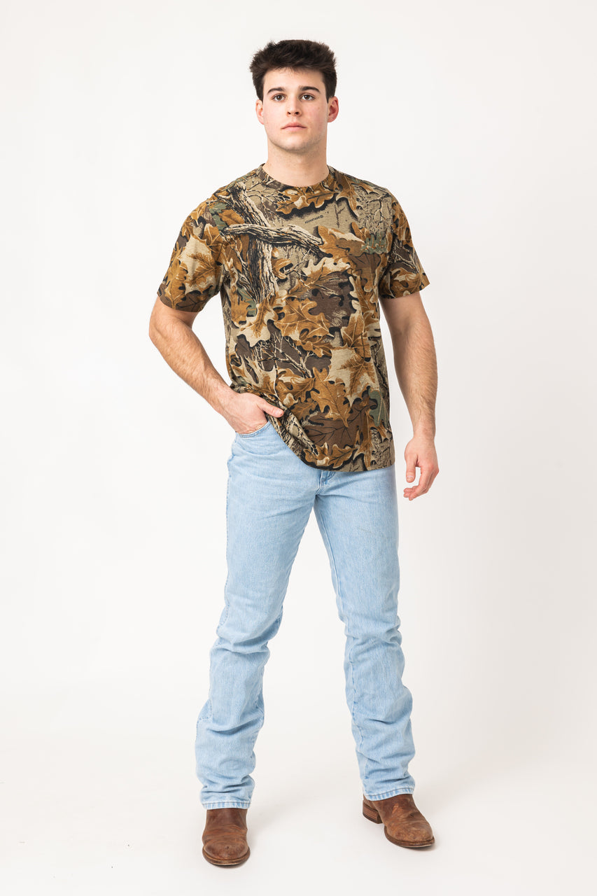 Realtree Short Sleeve Cotton Hunting Shirt - Realtree Advantage Classic