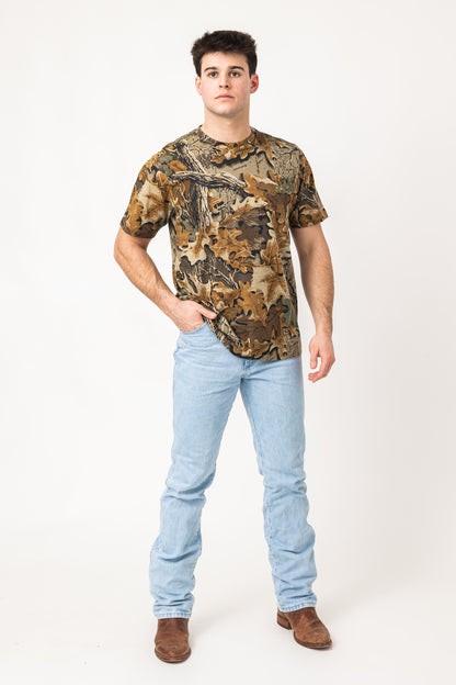 Realtree Short Sleeve Cotton Hunting Shirt - Realtree Advantage Classic