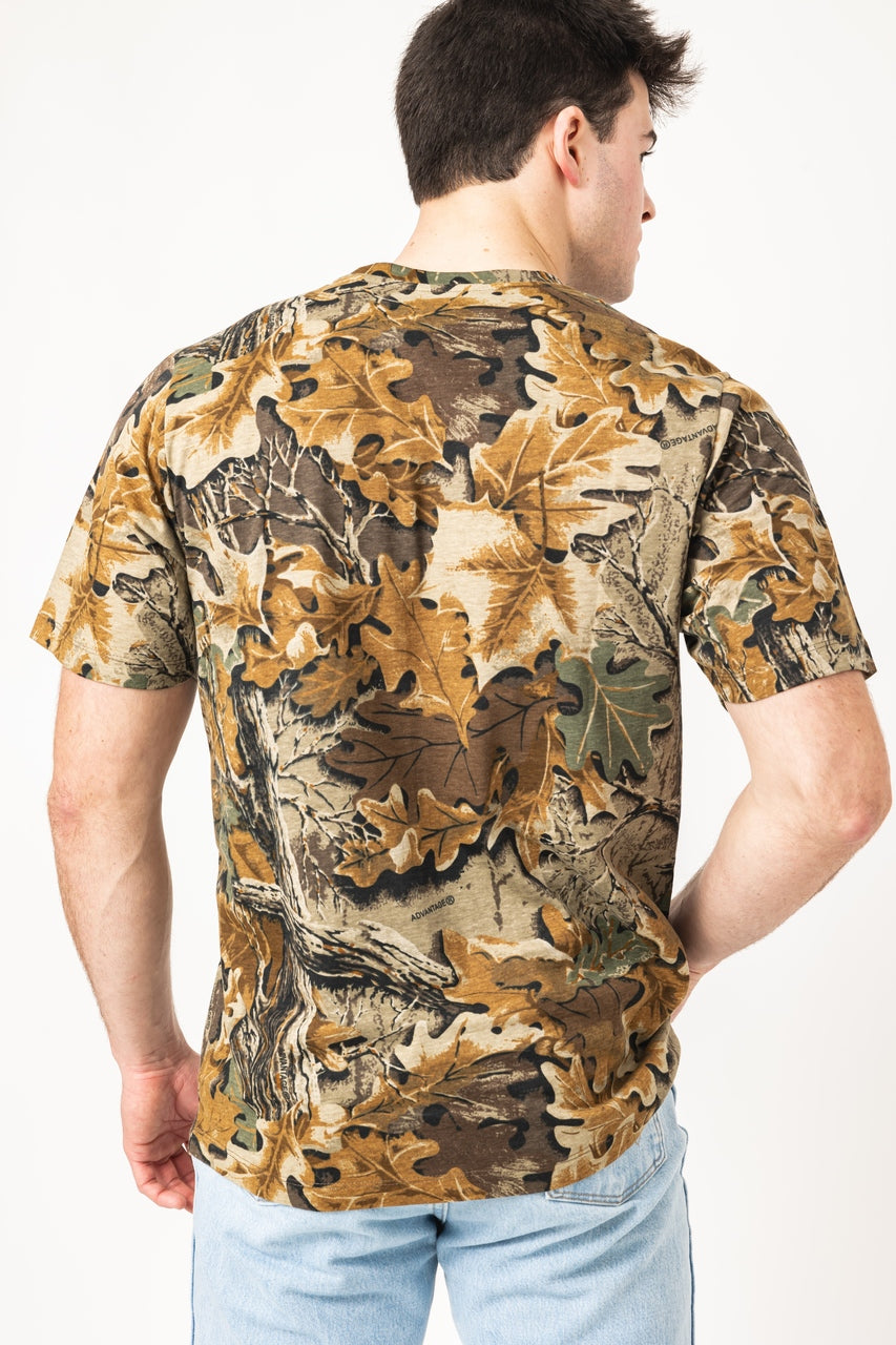 Realtree Short Sleeve Cotton Hunting Shirt - Realtree Advantage Classic