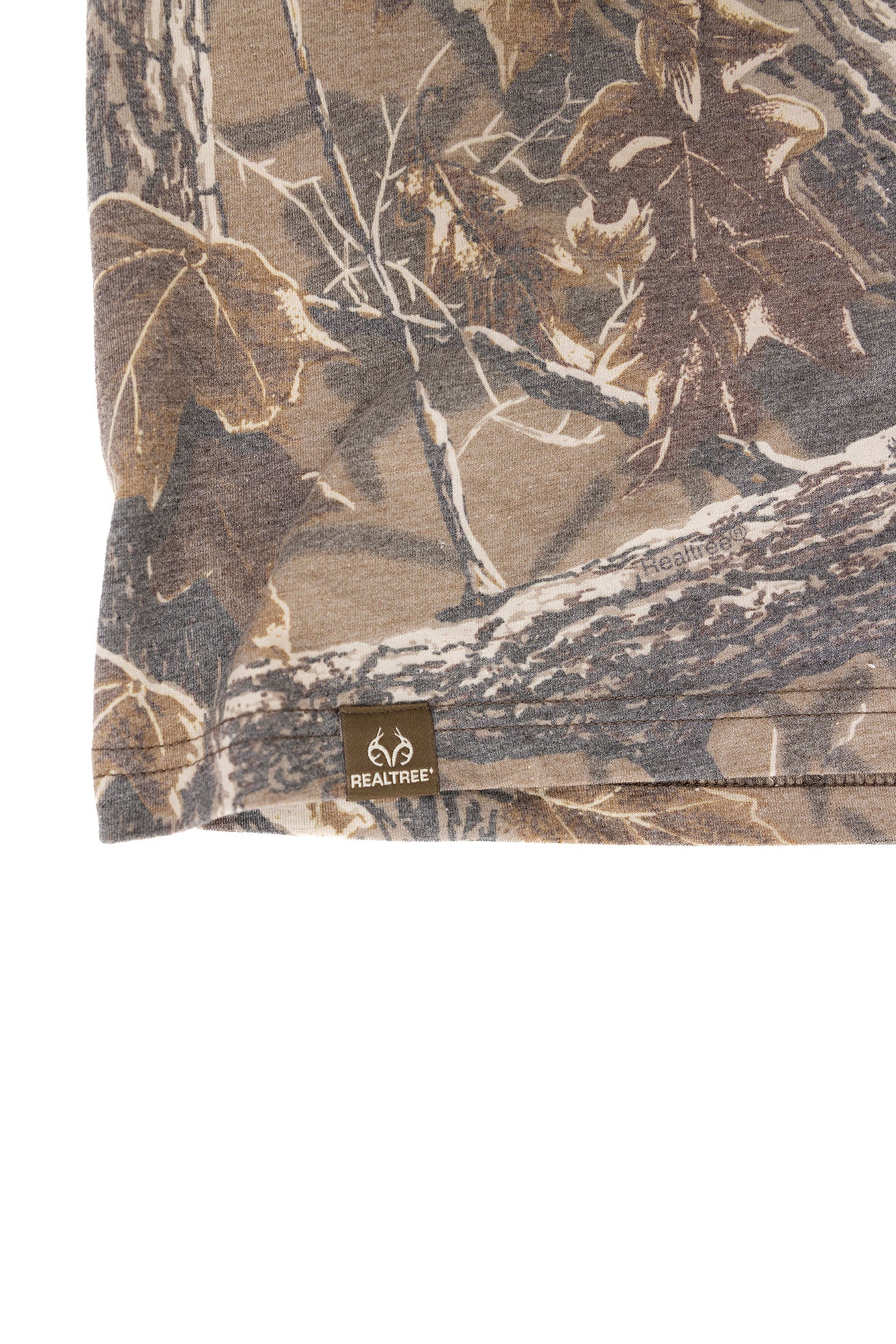 Realtree Tri Blend Short Sleeve Faded Camo Shirt - Realtree Xtra Grey