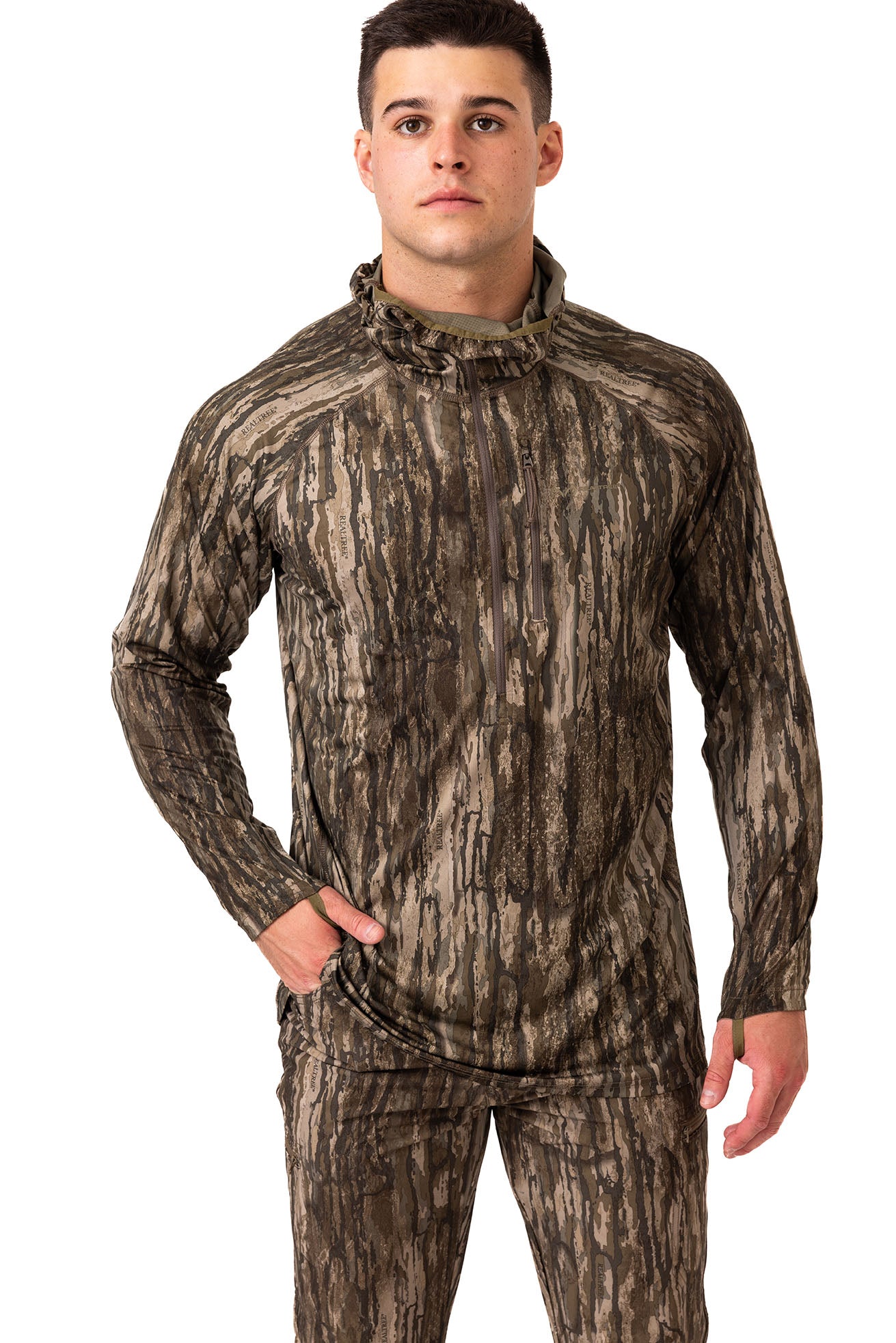 Realtree Early-Season Poly Hooded Hunting Pullover