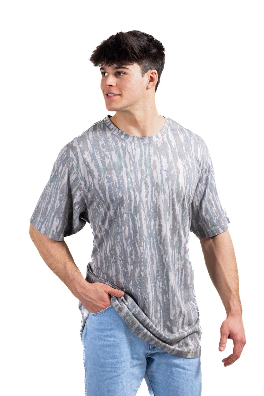 Realtree Tri Blend Short Sleeve Faded Camo Shirt - Realtree Original