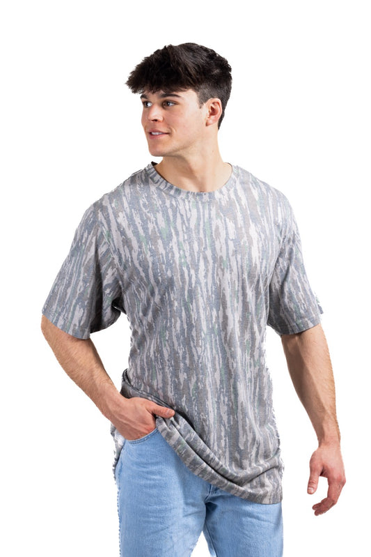 Realtree Tri Blend Short Sleeve Faded Camo Shirt - Realtree Original