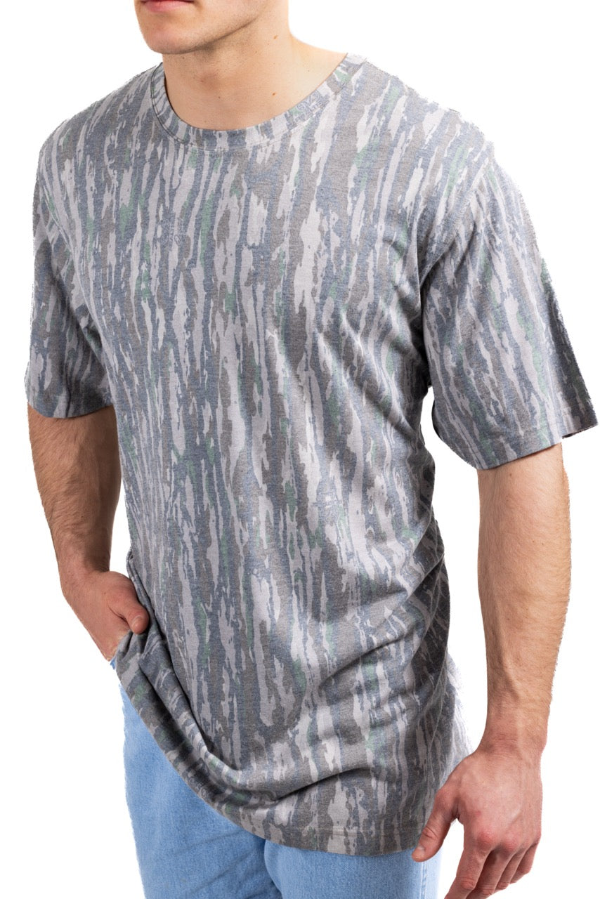 Realtree Tri Blend Short Sleeve Faded Camo Shirt - Realtree Original