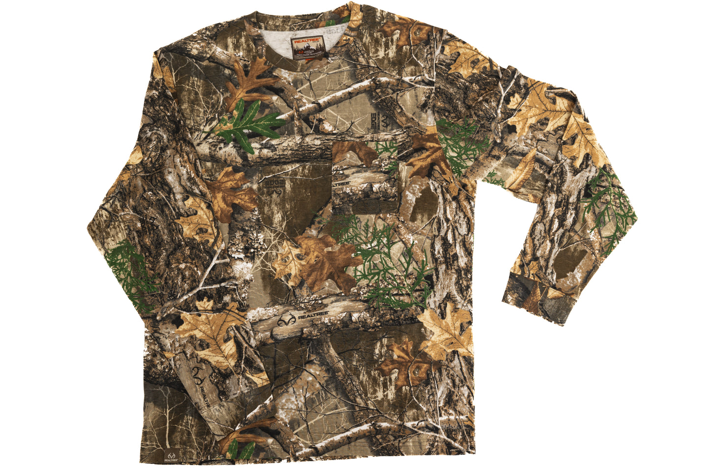 Realtree Long Sleeve Cotton Pocket Hunting Shirt - Realtree EDGE