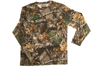 Realtree Long Sleeve Cotton Pocket Hunting Shirt - Realtree EDGE