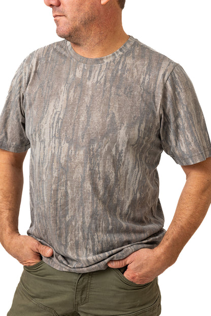 Realtree Tri Blend Short Sleeve Faded Camo Shirt