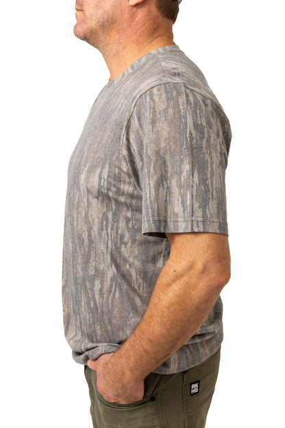 Realtree Tri Blend Short Sleeve Faded Camo Shirt