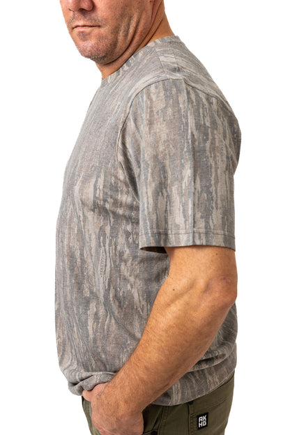 Realtree Tri Blend Short Sleeve Faded Camo Shirt