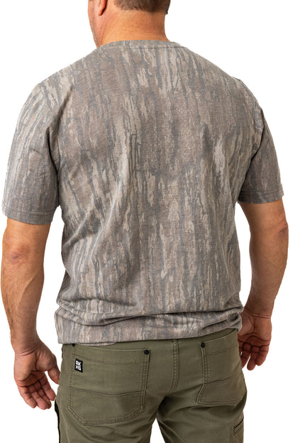 Realtree Tri Blend Short Sleeve Faded Camo Shirt
