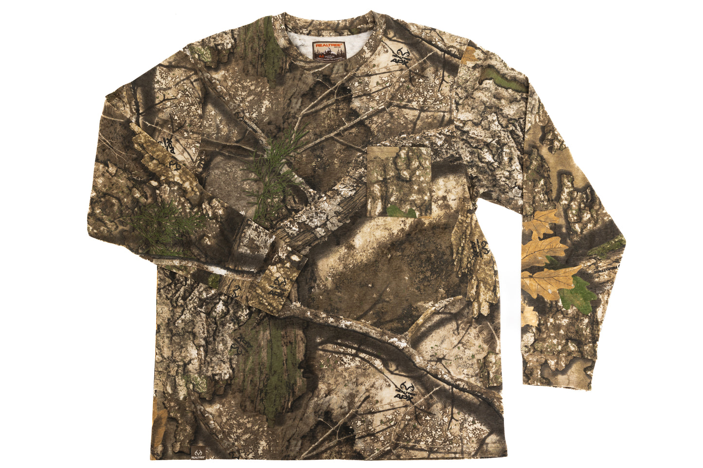 Realtree Long Sleeve Cotton Pocket Hunting Shirt - Realtree APX