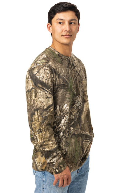 Realtree Long Sleeve Cotton Pocket Hunting Shirt - Realtree APX