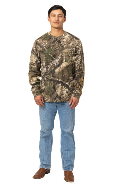 Realtree Long Sleeve Cotton Pocket Hunting Shirt - Realtree APX