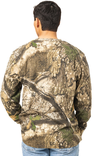 Realtree Long Sleeve Cotton Pocket Hunting Shirt - Realtree APX