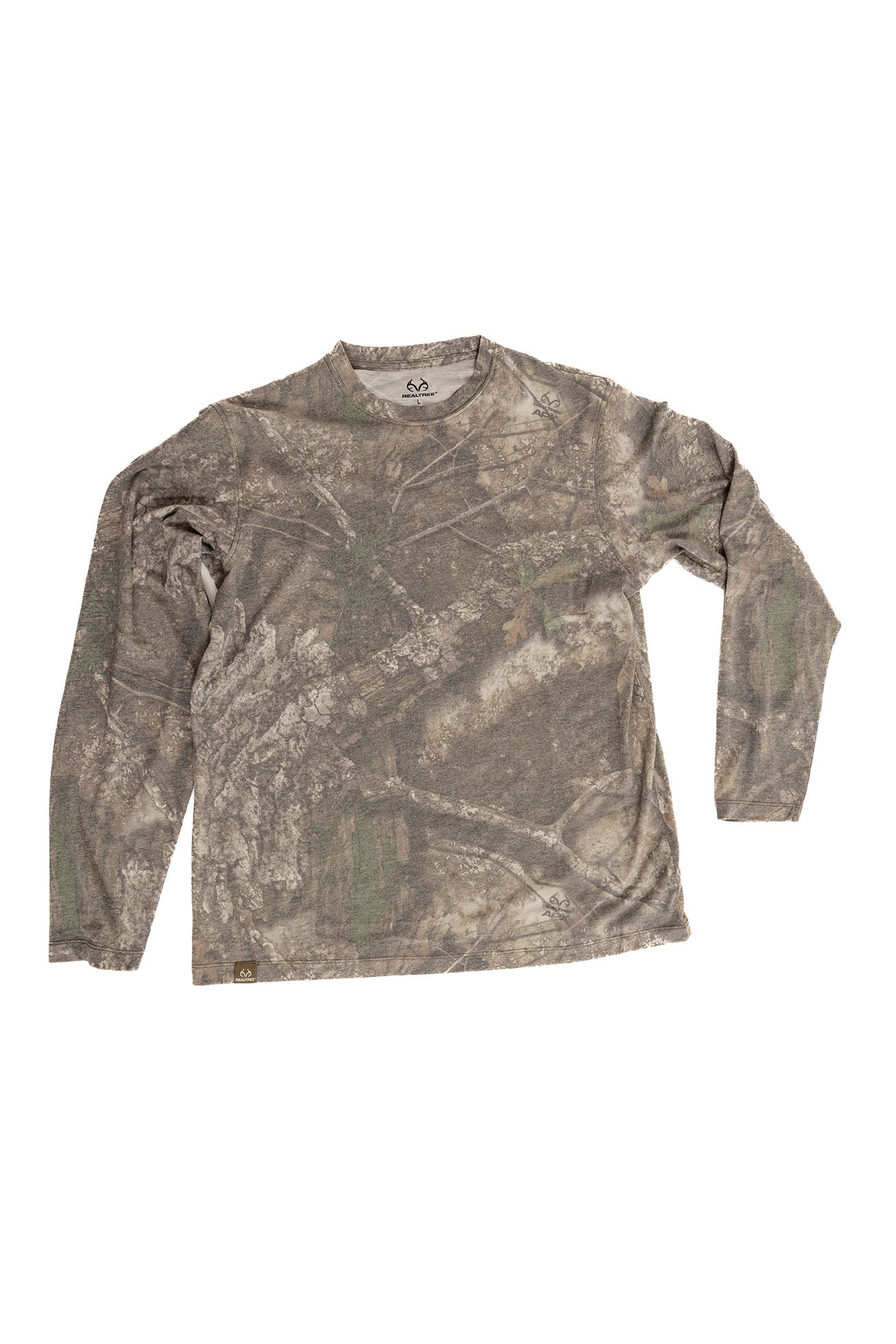 Realtree Long Sleeve Tri-Blend Faded Camo Shirt - Realtree APX
