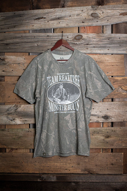 Realtree 40th Anniversary Team Realtree Monster Bucks T-Shirt - Realtree Hardwoods