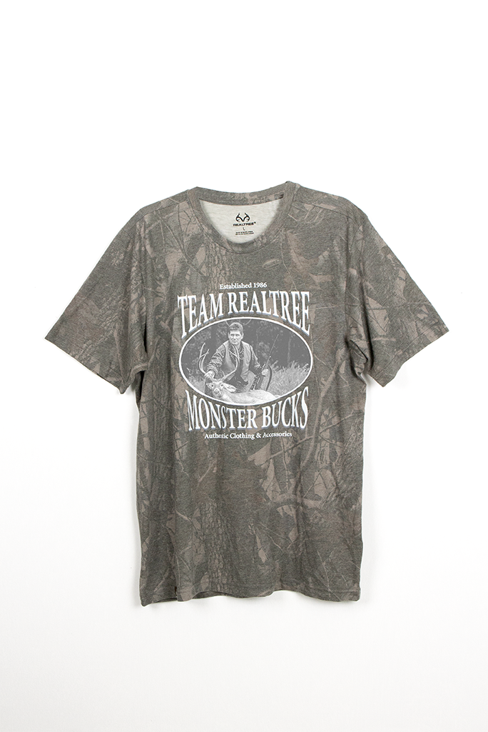 Realtree 40th Anniversary Team Realtree Monster Bucks T-Shirt - Realtree Hardwoods