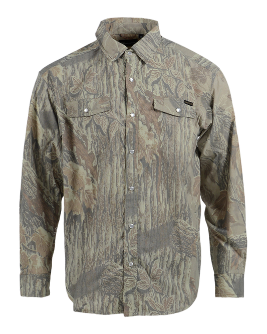 Realtree Banded Trailhead Camo Shirt - Realtree Xtra Grey