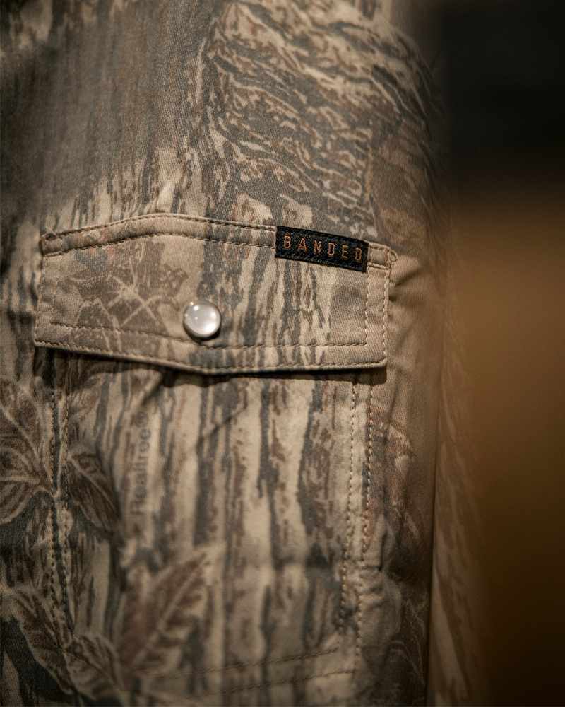 Realtree Banded Trailhead Camo Shirt - Realtree Xtra Grey