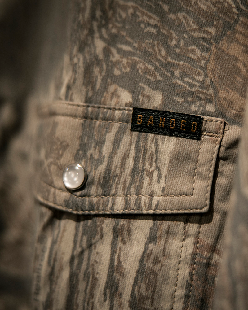 Realtree Banded Trailhead Camo Shirt - Realtree Xtra Grey