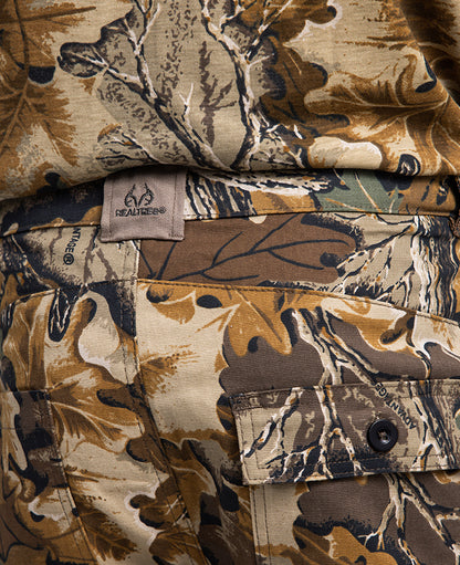Realtree Bamboo Long Sleeve Hooded Camo Shirt - Realtree Advantage Classic